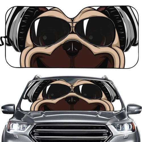 Car Protective Decoration UV Shade Cute Cartoon Print