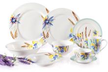 Flower Printing High Grade New Bone Dinner Set