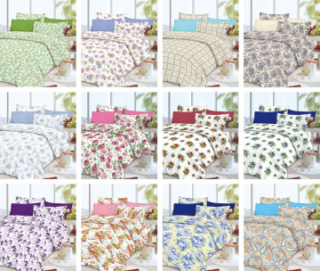 Modern Quilted Patchwork Bedspread