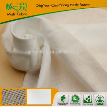 40S Larger Densities Durable muslin fabric half bleached