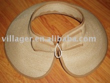 lady paper braid visor