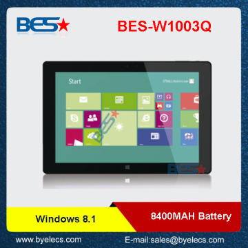 Top Speed Quad core 8400MAh battery windows 8.1 tablets