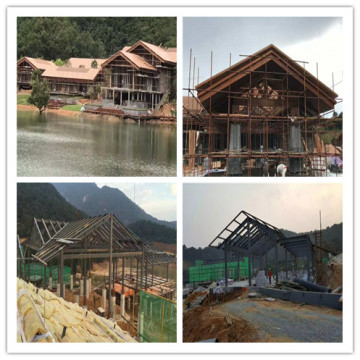 Steel Structure Cottage Installation