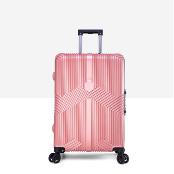 Wholesale ABS PC rolling suitcase aluminium travel luggage