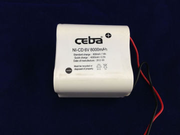 CEBA Manufacturer 7.2v 300mah ni-cd battery pack