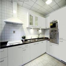 High Gloosy White Integrated Kitchen Design