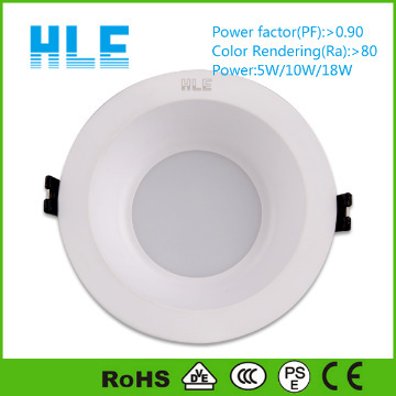 dimmable led downlight round 5watt for hotel