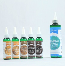 Customizable Natural Fruit-Flavored Stevia Extract Liquid Drops: 30ml, 50ml, 60ml, 100ml, 120ml, 237ml OEM Options Available