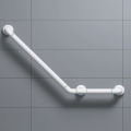 Adjustable handrail support frame of toilet safety handrail