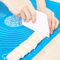 Satih Silicone Baking Mat untuk menggulung kue dengan pengukuran