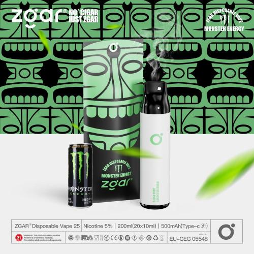 Zgar Disposbale Vape 10 ml d&#39;e-liquide