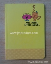 Beautiful Yellow Cover Cute Monsters Notebook Set?