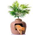 Plant verborgen kattenbakbak