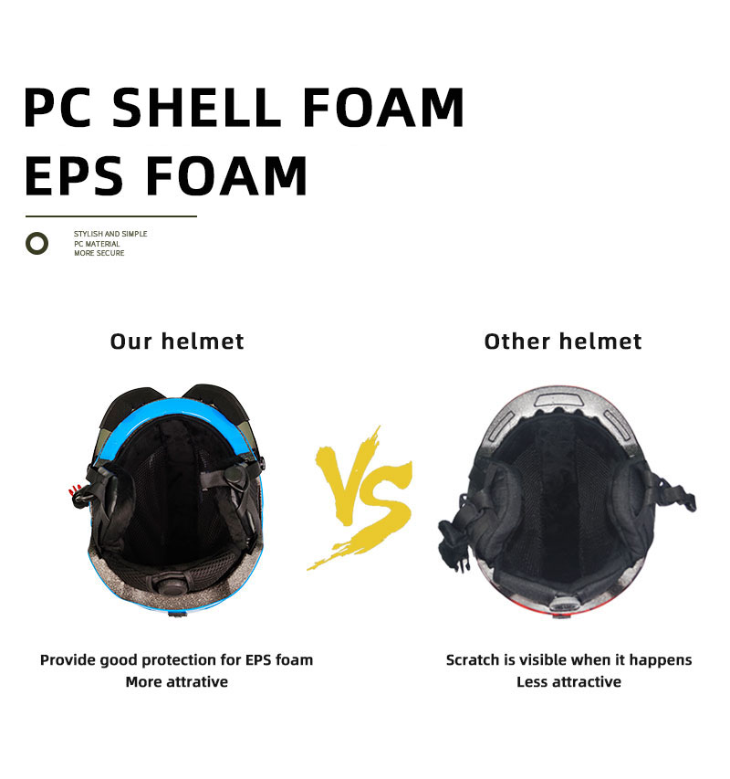 CE certified protective skating skiing Helmets adjustable sports winter adults skateboard ski snow helmet