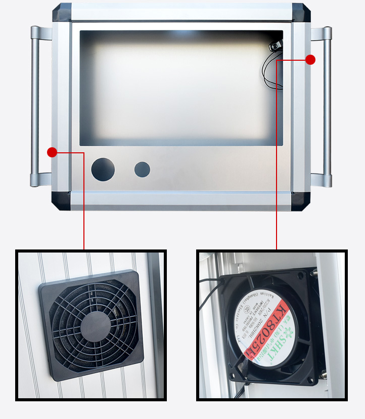 Factory customized cantilever control box aluminum control panel control box