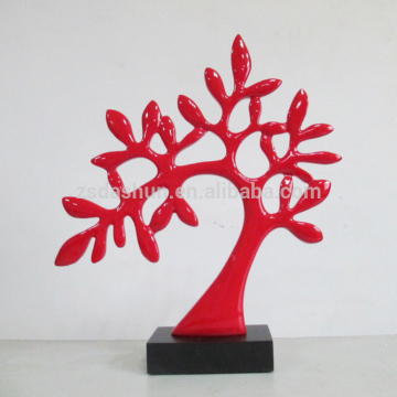 Fashion tree shaped resin folk crafts