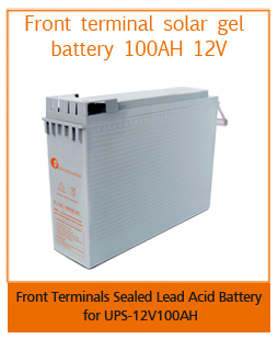 12v 150ah lead-acid Storage batteries for home solar panels Factory Price Front Terminal Gel Battery