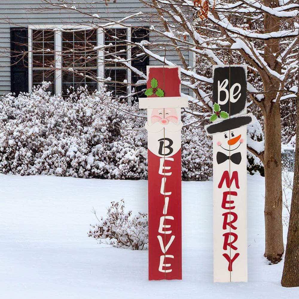 42 &quot;H Snowman Mertical Porch Sign