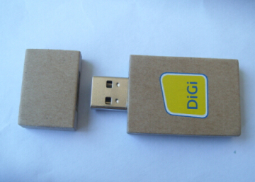 Eco-Friendly Paper & Wooden USB Flash Drive Pen Drives