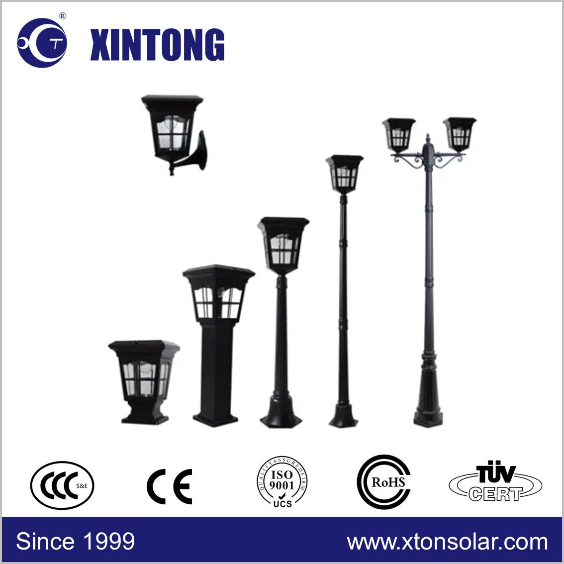 Modern pathway landscape post top street lamp 3m 30w outdoor led garden lighting pole lights fixtures