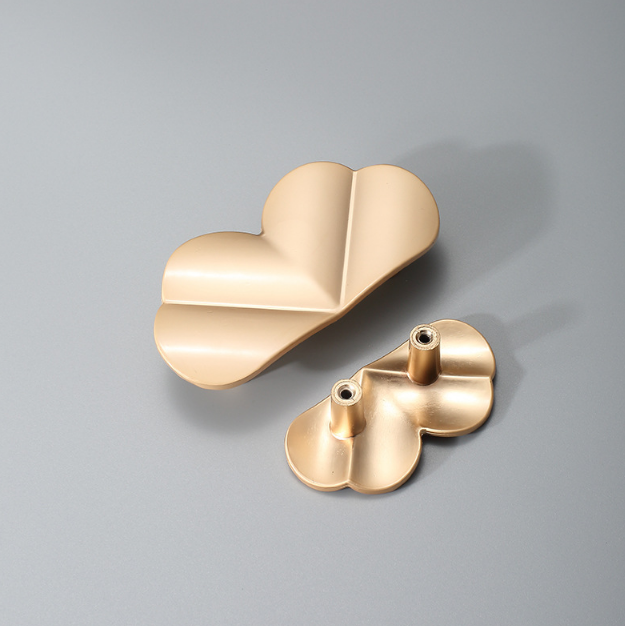 Yaprak şeklindeki dolap tek düğmeli Leaf shape cabinet single knob