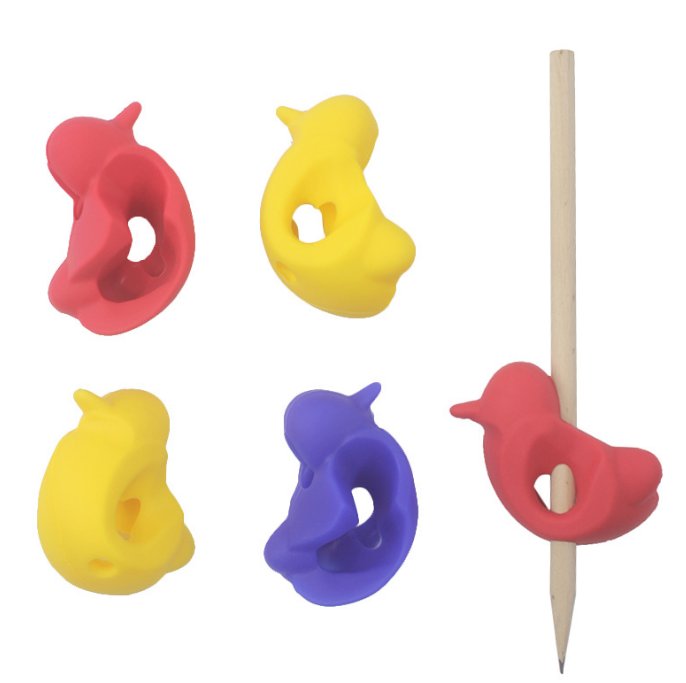 Bird Design Silicone Pencil Grip For Kids