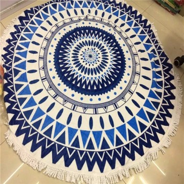 high quality personalized round beach towels