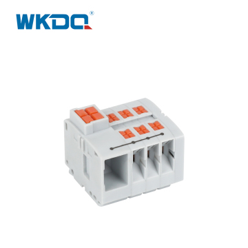 7 Connections Side Entry Push in Power Distribution Terminal Block