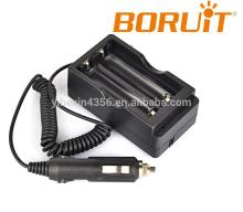 Double solt Rechargeable 18650 Battery Car Charger