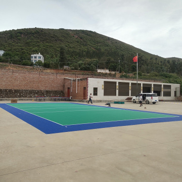 ITF approved outdoor interlocking sports flooring