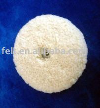 Wool polishing disc