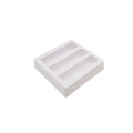 I-OEM Design White Plastic cosmetic Blister Trays