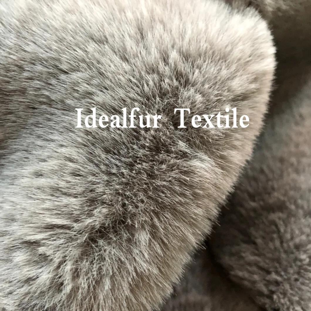 Embossed Strip High Soft Smooth Imitation Rabbit Fur