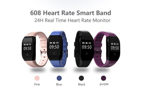 Heart Rate Monitor Touch Screen Smart Bracelet