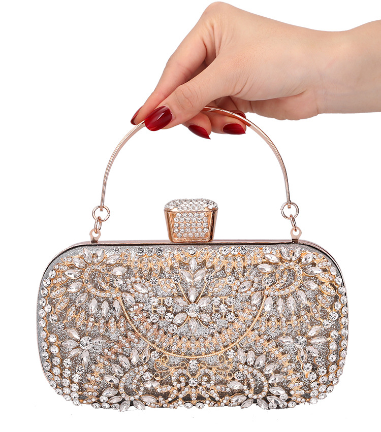 High Quality Dinner Bag European and American Ladies Handbag Diamond Banquet Clutch Bag Dress Evening Bag Handbag