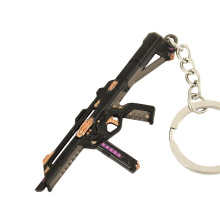 Hot Selling Zinc Alloy Gun Keychains for Gifts