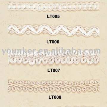 Elastic cotton lace,elastic edging Lace fabric