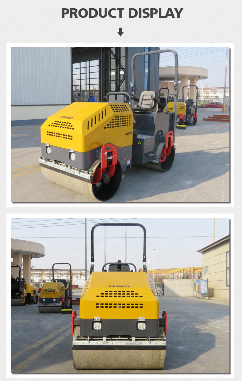 Dual Steel Wheel Road Roller