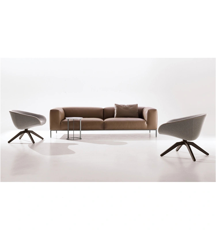 High Quality/ Leisure Sofa with Stainless Base/ Office Use/ Waiting Service Furniture