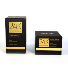 Gold hot stamping hair mask paper packaging box