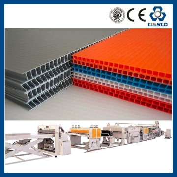 COLORFUL MULTILAYER PP HOLLOW PLATE PRODUCTION LINE, POLYPROPYLENE HOLLOW PROFILE PLATE PRODUCTION LINE