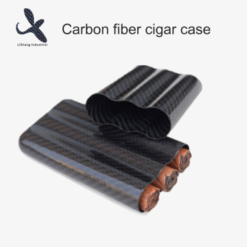 High Quality 3PK Real Carbon Fiber Cigar Case Wallet