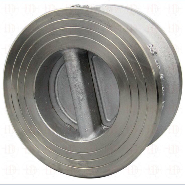 stainless steel wafer check valve with spring hinge