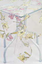 Soft pvc transparent clear waterproof dinner table cloth