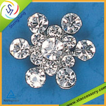 NEW fashion acrylic rhinestone buttons crystal flower rhinestone button cheap rhinestone buttons