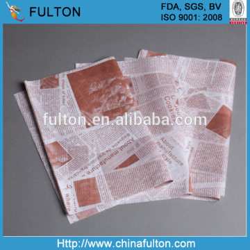 28g colored burger wrapper paper/food grade hamburger paper wrapper/burger paper
