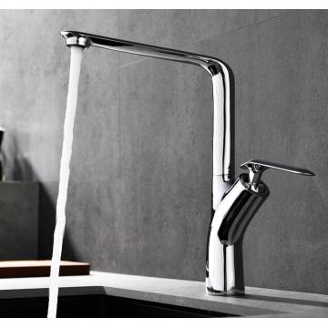 Deck Mounted Brass Kitchen Faucet