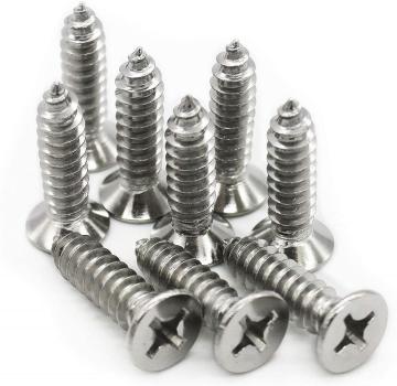 Cross pan head self-tapping stainless steel screws