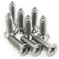 Cross pan head self-tapping stainless steel screws