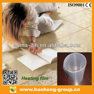 Ceramic tile underfloor heating system infrared heating film